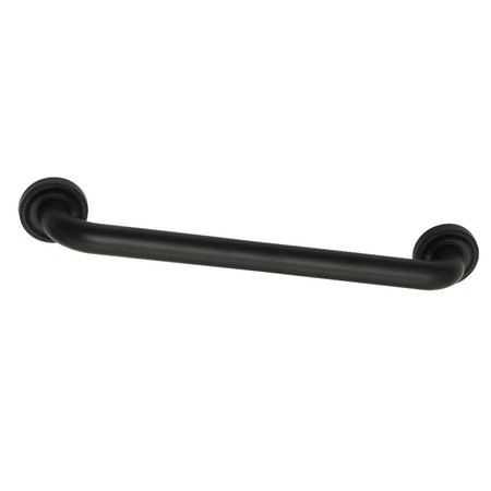 KINGSTON BRASS DR914180 18-Inch x 1-1/4-Inch O.D Grab Bar, Matte Black DR914180